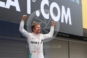 World © Octane Photographic Ltd. Mercedes AMG Petronas W07 Hybrid – Nico Rosberg. Sunday 9th October 2016, F1 Japanese GP - Parc Ferme. Suzuka Circuit, Suzuka, Japan. Digital Ref :1737LB1D8226