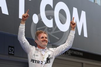 World © Octane Photographic Ltd. Mercedes AMG Petronas W07 Hybrid – Nico Rosberg. Sunday 9th October 2016, F1 Japanese GP - Parc Ferme. Suzuka Circuit, Suzuka, Japan. Digital Ref :1737LB1D8241