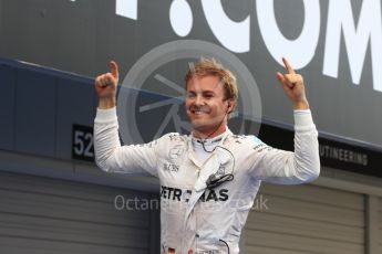World © Octane Photographic Ltd. Mercedes AMG Petronas W07 Hybrid – Nico Rosberg. Sunday 9th October 2016, F1 Japanese GP - Parc Ferme. Suzuka Circuit, Suzuka, Japan. Digital Ref :1737LB1D8257