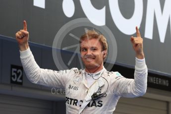 World © Octane Photographic Ltd. Mercedes AMG Petronas W07 Hybrid – Nico Rosberg. Sunday 9th October 2016, F1 Japanese GP - Parc Ferme. Suzuka Circuit, Suzuka, Japan. Digital Ref :1737LB1D8265