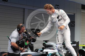 World © Octane Photographic Ltd. Mercedes AMG Petronas W07 Hybrid – Nico Rosberg. Sunday 9th October 2016, F1 Japanese GP - Parc Ferme. Suzuka Circuit, Suzuka, Japan. Digital Ref :1737LB1D8279