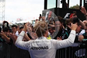 World © Octane Photographic Ltd. Mercedes AMG Petronas W07 Hybrid – Nico Rosberg. Sunday 9th October 2016, F1 Japanese GP - Parc Ferme. Suzuka Circuit, Suzuka, Japan. Digital Ref :1737LB1D8301