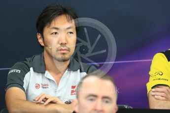 World © Octane Photographic Ltd. F1 Singapore GP FIA Personnel Press Conference, Suzuka Circuit, Suzuka, Japan. Friday 7th October 2016. Ayao Komatsu – Chief Race Engineer Haas F1 Team. Digital Ref : 1730LB1D6248