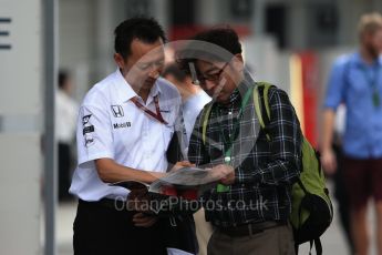 World © Octane Photographic Ltd. McLaren Honda - Yusuke Hasegawa. Saturday 8th October 2016, F1 Japanese GP - Paddock, Suzuka Circuit, Suzuka, Japan. Digital Ref : 1731LB2D2607