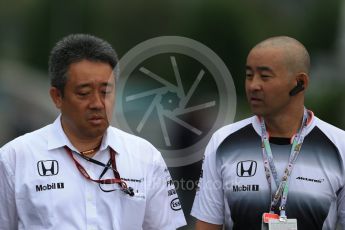 World © Octane Photographic Ltd. Honda’s Motorsports Senior Manager, Masashi Yamamoto. Sunday 9th October 2016, F1 Japanese GP - Paddock, Suzuka Circuit, Suzuka, Japan. Digital Ref :1734LB2D4278