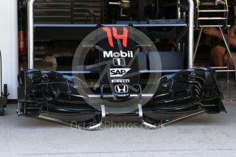 World © Octane Photographic Ltd. McLaren Honda MP4-31 – Fernando Alonso. Thursday 6th October 2016, F1 Japanese GP - Pit lane, Suzuka Circuit, Suzuka, Japan. Digital Ref : 1726LB2D1630