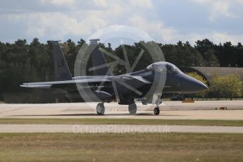 World © Octane Photographic Ltd. 3rd May 2016 RAF Lakenheath, USAF (United States Air Force) 48th Fighter Wing “Statue of Liberty Wing” 492 Fighter Squadron “Mad Hatters”, McDonnell Douglas F-15E Strike Eagle. Digital Ref : 1531CB1D9824