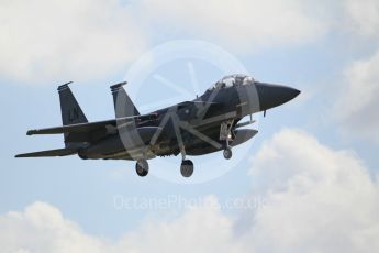 World © Octane Photographic Ltd. 3rd May 2016 RAF Lakenheath, USAF (United States Air Force) 48th Fighter Wing “Statue of Liberty Wing” 492 Fighter Squadron “Mad Hatters”, McDonnell Douglas F-15E Strike Eagle. Digital Ref : 1531CB1L0834