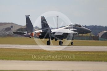 World © Octane Photographic Ltd. 3rd May 2016 RAF Lakenheath, USAF (United States Air Force) 48th Fighter Wing “Statue of Liberty Wing” 492 Fighter Squadron “Mad Hatters”, McDonnell Douglas F-15E Strike Eagle. Digital Ref :1531CB1L1236