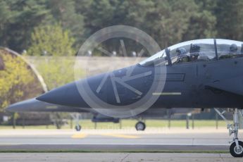 World © Octane Photographic Ltd. 3rd May 2016 RAF Lakenheath, USAF (United States Air Force) 48th Fighter Wing “Statue of Liberty Wing” 492 Fighter Squadron “Mad Hatters”, McDonnell Douglas F-15E Strike Eagle. Digital Ref :1531CB1L1252