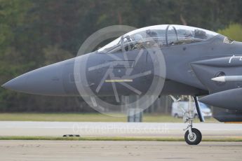 World © Octane Photographic Ltd. 3rd May 2016 RAF Lakenheath, USAF (United States Air Force) 48th Fighter Wing “Statue of Liberty Wing” 492 Fighter Squadron “Mad Hatters”, McDonnell Douglas F-15E Strike Eagle. Digital Ref :1531CB1L1282