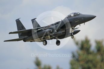 World © Octane Photographic Ltd. 3rd May 2016 RAF Lakenheath, USAF (United States Air Force) 48th Fighter Wing “Statue of Liberty Wing” 492 Fighter Squadron “Mad Hatters”, McDonnell Douglas F-15E Strike Eagle. Digital Ref :1531CB1L1754