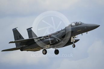 World © Octane Photographic Ltd. 3rd May 2016 RAF Lakenheath, USAF (United States Air Force) 48th Fighter Wing “Statue of Liberty Wing” 492 Fighter Squadron “Mad Hatters”, McDonnell Douglas F-15E Strike Eagle. Digital Ref :1531CB1L1759