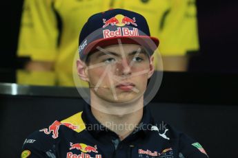 World © Octane Photographic Ltd. F1 Monaco GP FIA Drivers' Press Conference, Monaco, Monte Carlo, Wednesday 25th May 2016. Red Bull Racing – Max Verstappen. Digital Ref : 1560LB1D4432