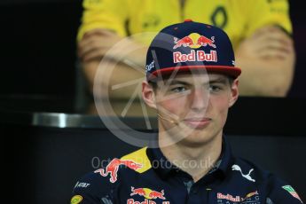 World © Octane Photographic Ltd. F1 Monaco GP FIA Drivers' Press Conference, Monaco, Monte Carlo, Wednesday 25th May 2016. Red Bull Racing – Max Verstappen. Digital Ref : 1560LB1D4449