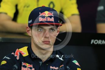 World © Octane Photographic Ltd. F1 Monaco GP FIA Drivers'Press Conference, Monaco, Monte Carlo, Wednesday 25th May 2016. Red Bull Racing – Max Verstappen. Digital Ref : 1560LB1D4542