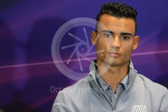 World © Octane Photographic Ltd. F1 Monaco GP FIA Drivers' Press Conference, Monaco, Monte Carlo, Wednesday 25th May 2016. Manor Racing - Pascal Wehrlein. Digital Ref : 1560LB1D4563