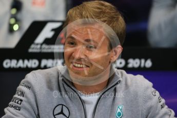 World © Octane Photographic Ltd. F1 Monaco GP FIA Drivers' Press Conference, Monaco, Monte Carlo, Wednesday 25th May 2016. Mercedes AMG Petronas – Nico Rosberg. Digital Ref : 1560LB1D4640