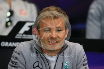 World © Octane Photographic Ltd. F1 Monaco GP FIA Drivers' Press Conference, Monaco, Monte Carlo, Wednesday 25th May 2016. Mercedes AMG Petronas – Nico Rosberg. Digital Ref : 1560LB1D4707