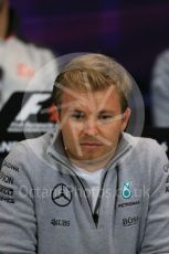 World © Octane Photographic Ltd. F1 Monaco GP FIA Drivers' Press Conference, Monaco, Monte Carlo, Wednesday 25th May 2016. Mercedes AMG Petronas – Nico Rosberg. Digital Ref : 1560LB1D4721
