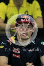 World © Octane Photographic Ltd. F1 Monaco GP FIA Drivers' Press Conference, Monaco, Monte Carlo, Wednesday 25th May 2016. Red Bull Racing – Max Verstappen. Digital Ref : 1560LB1D4724