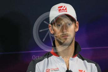 World © Octane Photographic Ltd. F1 Monaco GP FIA Drivers' Press Conference, Monaco, Monte Carlo, Wednesday 25th May 2016. Haas F1 Team – Romain Grosjean. Digital Ref : 1560LB1D4748