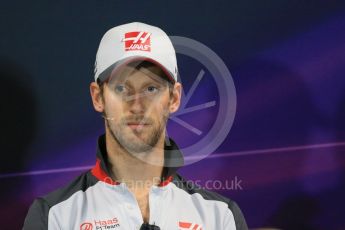 World © Octane Photographic Ltd. F1 Monaco GP FIA Drivers' Press Conference, Monaco, Monte Carlo, Wednesday 25th May 2016. Haas F1 Team – Romain Grosjean. Digital Ref : 1560LB1D4768