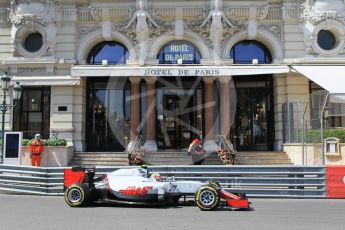 World © Octane Photographic Ltd. Haas F1 Team VF-16 - Esteban Gutierrez. Saturday 28th May 2016, F1 Monaco GP Practice 3, Monaco, Monte Carlo. Digital Ref : 1568CB1D7934