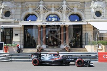 World © Octane Photographic Ltd. McLaren Honda MP4-31 – Jenson Button. Saturday 28th May 2016, F1 Monaco GP Practice 3, Monaco, Monte Carlo. Digital Ref : 1568CB1D7972