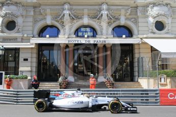 World © Octane Photographic Ltd. Williams Martini Racing, Williams Mercedes FW38 – Felipe Massa. Saturday 28th May 2016, F1 Monaco GP Practice 3, Monaco, Monte Carlo. Digital Ref : 1568CB1D7992