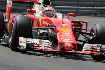 World © Octane Photographic Ltd. Scuderia Ferrari SF16-H – Kimi Raikkonen. Saturday 28th May 2016, F1 Monaco GP Practice 3, Monaco, Monte Carlo. Digital Ref : 1568CB7D1883