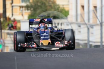 World © Octane Photographic Ltd. Scuderia Toro Rosso STR11 – Daniil Kvyat. Saturday 28th May 2016, F1 Monaco GP Practice 3, Monaco, Monte Carlo. Digital Ref : 1568CB7D1910