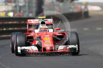 World © Octane Photographic Ltd. Scuderia Ferrari SF16-H – Kimi Raikkonen. Saturday 28th May 2016, F1 Monaco GP Practice 3, Monaco, Monte Carlo. Digital Ref : 1568CB7D1933