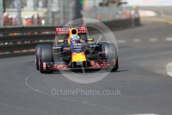 World © Octane Photographic Ltd. Red Bull Racing RB12 – Daniel Ricciardo. Saturday 28th May 2016, F1 Monaco GP Practice 3, Monaco, Monte Carlo. Digital Ref : 1568CB7D1975