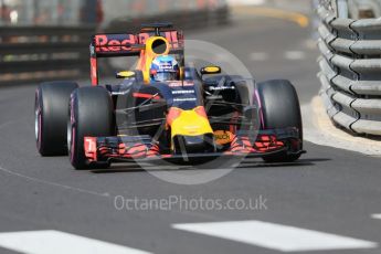 World © Octane Photographic Ltd. Red Bull Racing RB12 – Daniel Ricciardo. Saturday 28th May 2016, F1 Monaco GP Practice 3, Monaco, Monte Carlo. Digital Ref : 1568CB7D1977