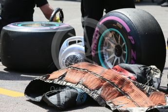 World © Octane Photographic Ltd. Mercedes AMG Petronas W07 Hybrid - Ultra Softs tyres. Saturday 28th May 2016, F1 Monaco GP Practice 3, Monaco, Monte Carlo. Digital Ref : 1568LB1D0119