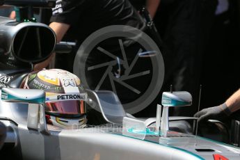 World © Octane Photographic Ltd. Mercedes AMG Petronas W07 Hybrid – Lewis Hamilton. Saturday 28th May 2016, F1 Monaco GP Practice 3, Monaco, Monte Carlo. Digital Ref : 1568LB1D0133
