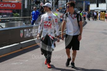 World © Octane Photographic Ltd. Haas F1 Team – Romain Grosjean. Saturday 28th May 2016, F1 Monaco GP Practice 3, Monaco, Monte Carlo. Digital Ref : 1568LB1D9141
