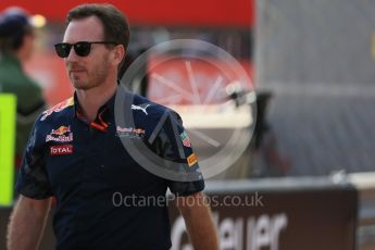 World © Octane Photographic Ltd. Red Bull Racing - Christian Horner. Saturday 28th May 2016, F1 Monaco GP Practice 3, Monaco, Monte Carlo. Digital Ref : 1568LB1D9309