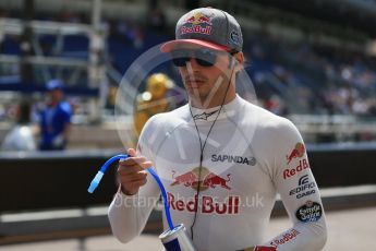 World © Octane Photographic Ltd. Scuderia Toro Rosso – Carlos Sainz. Saturday 28th May 2016, F1 Monaco GP Practice 3, Monaco, Monte Carlo. Digital Ref : 1568LB1D9357