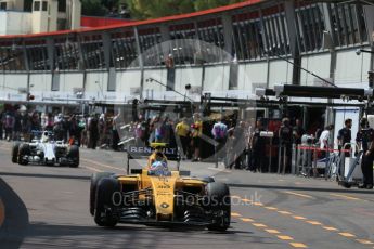 World © Octane Photographic Ltd. Renault Sport F1 Team RS16 – Jolyon Palmer. Saturday 28th May 2016, F1 Monaco GP Practice 3, Monaco, Monte Carlo. Digital Ref : 1568LB1D9441