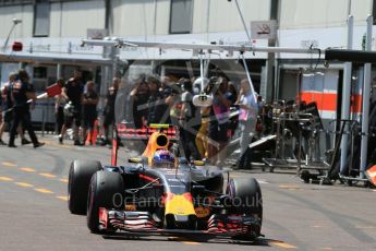 World © Octane Photographic Ltd. Red Bull Racing RB12 – Max Verstappen. Saturday 28th May 2016, F1 Monaco GP Practice 3, Monaco, Monte Carlo. Digital Ref : 1568LB1D9632