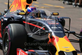 World © Octane Photographic Ltd. Red Bull Racing RB12 – Max Verstappen. Saturday 28th May 2016, F1 Monaco GP Practice 3, Monaco, Monte Carlo. Digital Ref : 1568LB1D9640