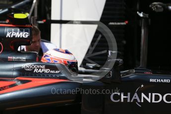 World © Octane Photographic Ltd. McLaren Honda MP4-31 – Jenson Button. Saturday 28th May 2016, F1 Monaco GP Practice 3, Monaco, Monte Carlo. Digital Ref : 1568LB1D9717