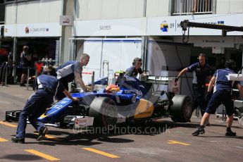 World © Octane Photographic Ltd. Sauber F1 Team C35 – Felipe Nasr. Saturday 28th May 2016, F1 Monaco GP Practice 3, Monaco, Monte Carlo. Digital Ref : 1568LB1D9723