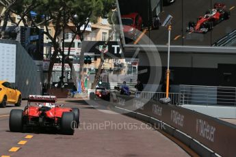 World © Octane Photographic Ltd. Scuderia Ferrari SF16-H – Kimi Raikkonen. Saturday 28th May 2016, F1 Monaco GP Practice 3, Monaco, Monte Carlo. Digital Ref : 1568LB1D9770