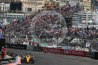 World © Octane Photographic Ltd. Renault Sport F1 Team RS16 – Jolyon Palmer. Saturday 28th May 2016, F1 Monaco GP Practice 3, Monaco, Monte Carlo. Digital Ref : 1568LB1D9953