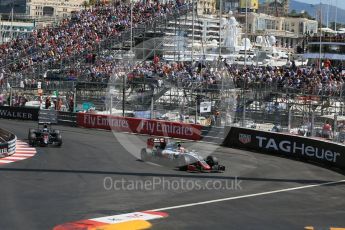 World © Octane Photographic Ltd. Haas F1 Team VF-16 - Esteban Gutierrez. Saturday 28th May 2016, F1 Monaco GP Practice 3, Monaco, Monte Carlo. Digital Ref : 1568LB1D9963