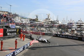 World © Octane Photographic Ltd. Williams Martini Racing, Williams Mercedes FW38 – Felipe Massa. Saturday 28th May 2016, F1 Monaco GP Practice 3, Monaco, Monte Carlo. Digital Ref : 1568LB5D8157