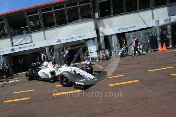 World © Octane Photographic Ltd. Williams Martini Racing, Williams Mercedes FW38 – Felipe Massa. Saturday 28th May 2016, F1 Monaco GP Practice 3, Monaco, Monte Carlo. Digital Ref : 1568LB5D8242
